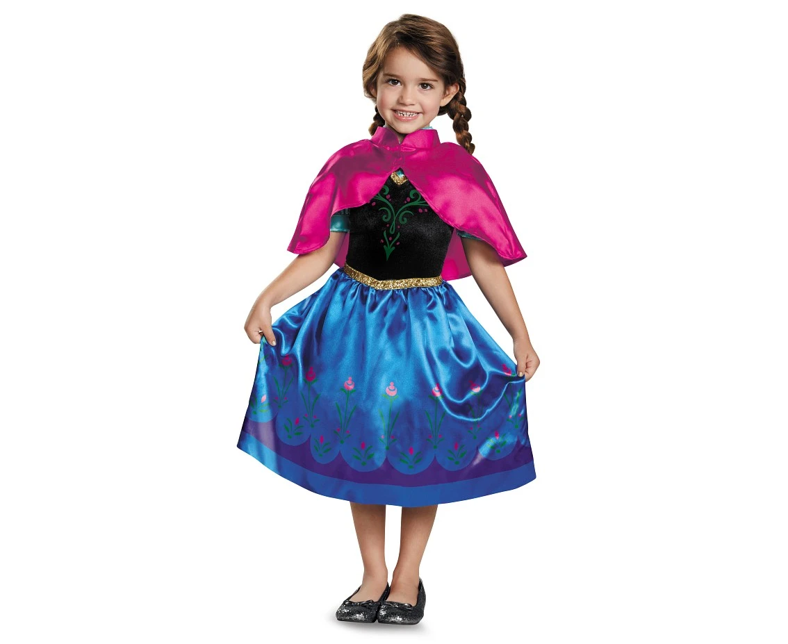 Costume Anna Travelling Classic - Frozen (license), size S (5-6 years)